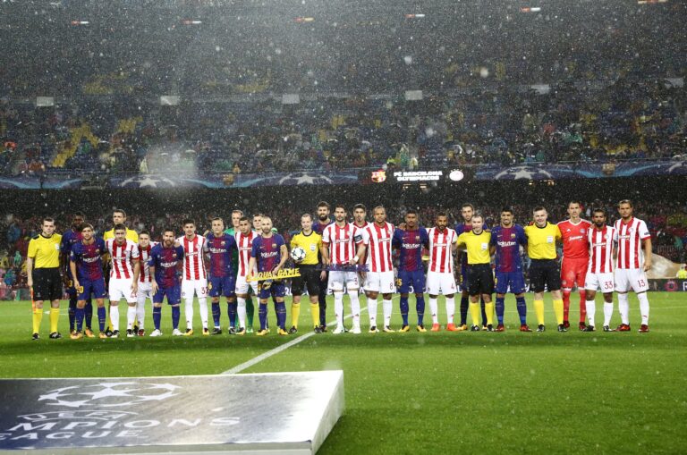 Μπαρτσελόνα-Ολυμπιακός: Αναδρομή και στατιστικά δεδομένα των δύο ομάδων