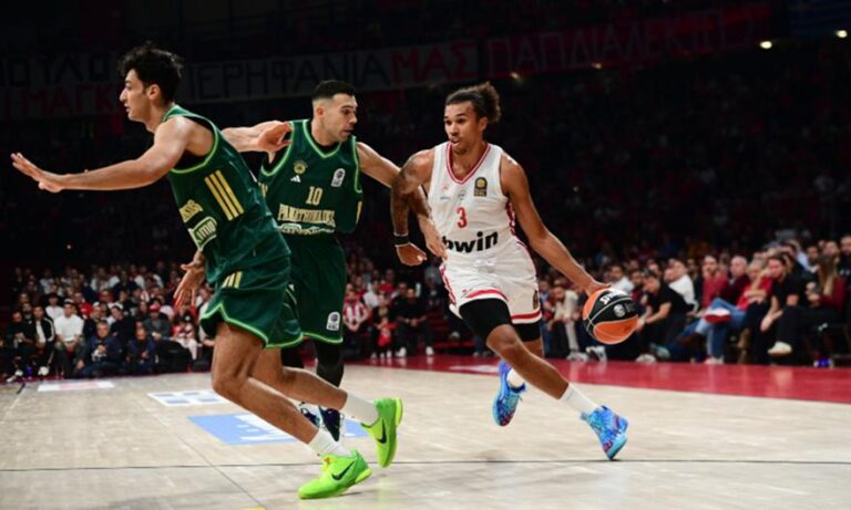 Η βαθμολογία της Stoiximan GBL μετά την οριακή νίκη του Ολυμπιακού στο ντέρμπι των «αιωνίων»