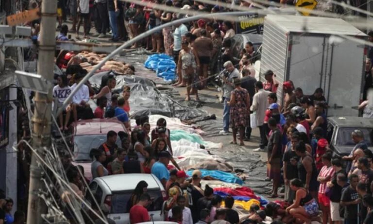 ουλάχιστον 132 οι νεκροί στην αιματηρή αστυνομική επιχείρηση στο Ρίο ντε Τζανέιρο