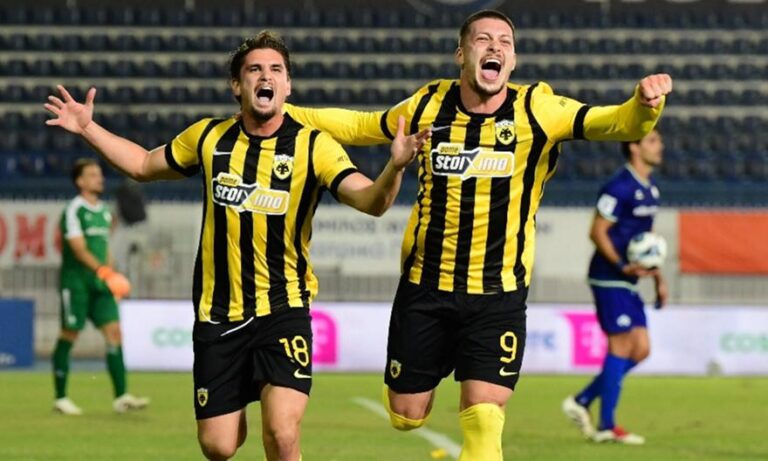 Κηφισιά-ΑΕΚ 2-3: Ήρωας Γιόβιτς και επική ανατροπή της ΑΕΚ κόντρα στην Κηφισιά με 10 παίκτες