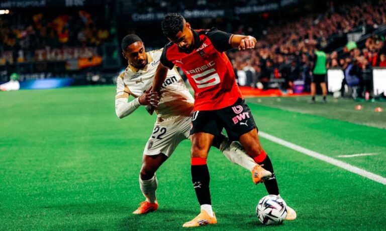 Άντεξε με παίκτη λιγότερο από το πρώτο λεπτό στην έδρα της Ρεν η Λανς