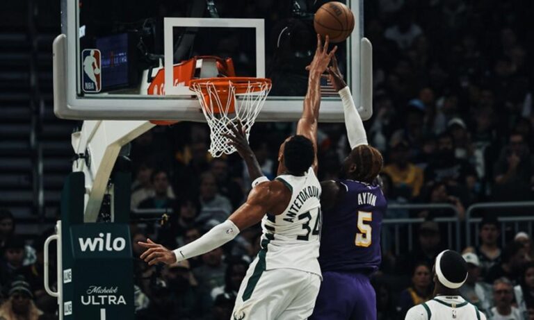 Εύκολη νίκη των Λέικερς του σούπερ Ντόντσιτς στο Μιλγουόκι-Πάλευε μόνος του ο Αντετοκούνμπο