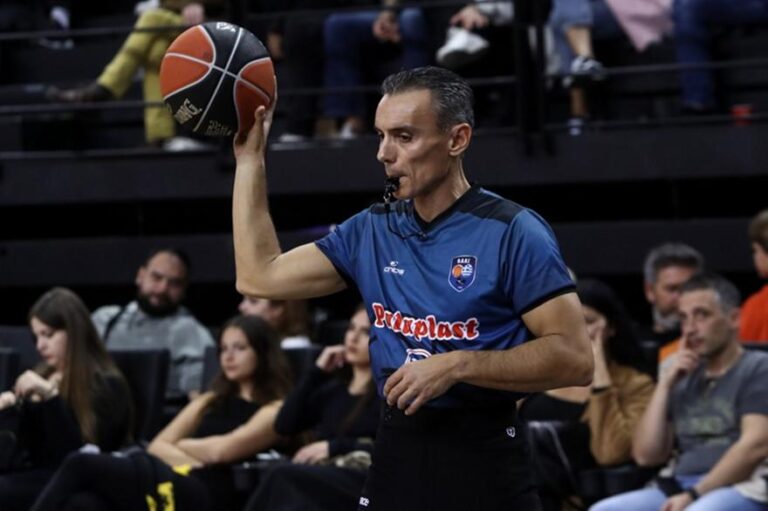 Stoiximan GBL: Οι διαιτητές της 11ης αγωνιστικής-Ποιοι σφυρίζουν Άρης-Μαρούσι