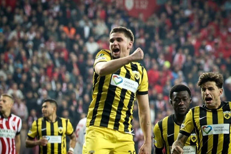 ΑΕΚ: Η φαουλάρα του Μαρίν είναι υποψήφια για καλύτερο γκολ της League Phase του Conference