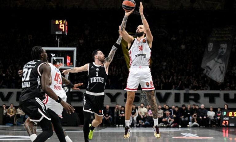 Βαθμολογία Ευρωλίγκας: Δεύτερη σερί νίκη για Ολυμπιακό και πρώτο διπλό μετά από δύο μήνες