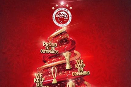 Ολυμπιακός: Οι ευχές της ΠΑΕ για τα Χριστούγεννα