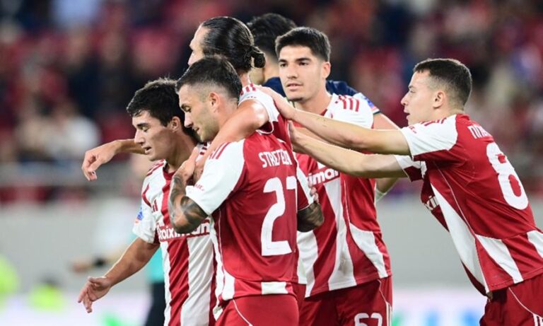 Ολυμπιακός – Ηρακλής 6-0: Καταιγιστικοί οι ερυθρόλευκοι, έκαναν το 4/4 και κατέκτησαν την κορυφή της League Phase του Κυπέλλου Ελλάδας Betsson