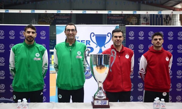 Παναθηναϊκός-Ολυμπιακός: Τιτανομαχία «αιωνίων» στο Μαρκόπουλο για τον… σούπερ τροπαιούχο του βόλεϊ