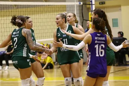 Μπράγκα – Παναθηναϊκός 0-3: Οι πράσινες θριάμβευσαν στην Πορτογαλία και βρίσκονται δύο σετ μακριά από τους 8 του Challenge Cup