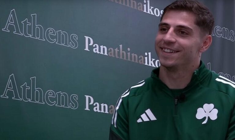 Παντελίδης: «Δεν είχα σκεφτεί ότι θα βρισκόμουν ξανά στον Παναθηναϊκό – Δικαίωση όλης της δουλειάς…»