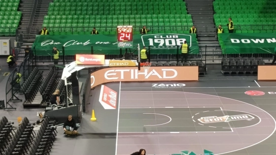 Παναθηναϊκός – Ολυμπιακός: Τοποθετήθηκε Plexiglass πίσω από τον πάγκο