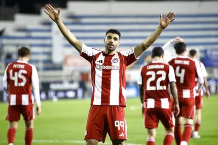 Ατρόμητος – Ολυμπιακός 0-2: Διπλό κορυφής με αυτοκρατορικό Ταρέμι και κεφάτο Μαρτίνς