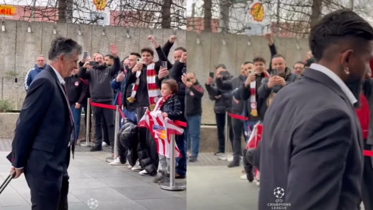 Ολυμπιακός: Αποθέωση της αποστολής κατά την άφιξή της στην Κολωνία