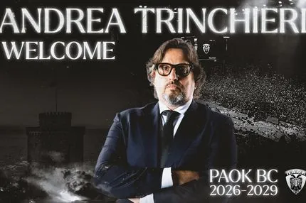 ΠΑΟΚ: Ανακοίνωσε την πρόσληψη του Αντρέα Τρινκιέρι