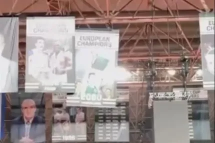 Παναθηναϊκός AKTOR: Ο Γιαννακόπουλος ανέβασε VIDEO με την αποκαθήλωση του λαβάρου του Μποντιρόγκα
