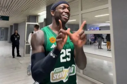 Παναθηναϊκός AKTOR: Η θριαμβευτική είσοδος Ναν και Λεσόρ στα αποδυτήρια