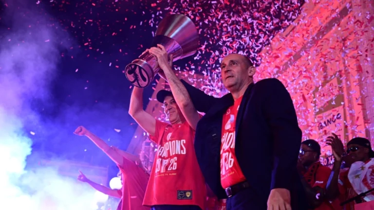 Ολυμπιακός:  Η παρακάμερα από τη φιέστα των πρωταθλητών Ευρώπης