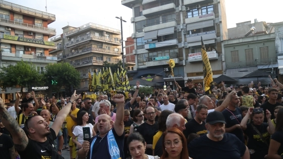 ΑΕΚ: Κιτρινόμαυρη γιορτή και στην Αλεξανδρούπολη για το τρόπαιο