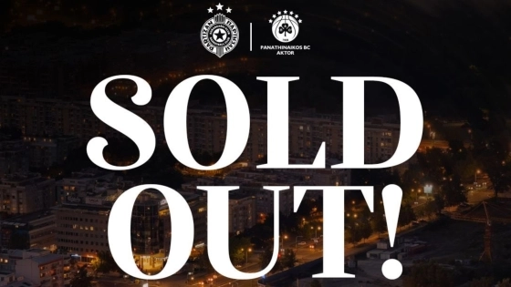 Παρτίζαν: Ανακοίνωσε sold out κόντρα στον Παναθηναϊκό